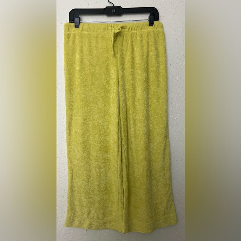 NWT Andie Swim The lbo Terry Cover-Up Pants in Honeysuckle Size S